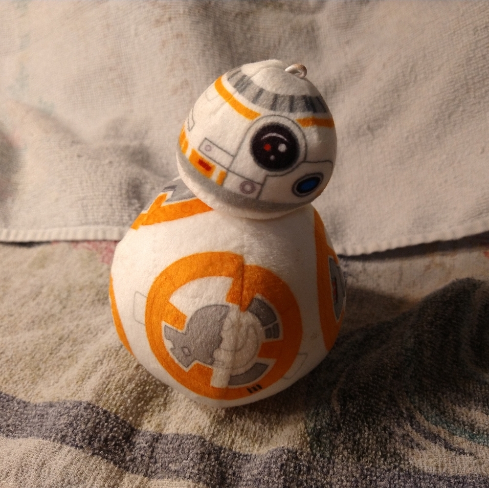 Hallmark BB-8 Star Wars 5" Plush Stuffed Christmas Tree Ornament